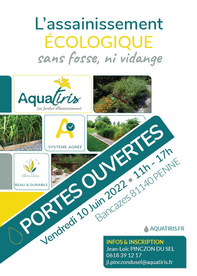 Aquatiris portes ouvertes 10 juin